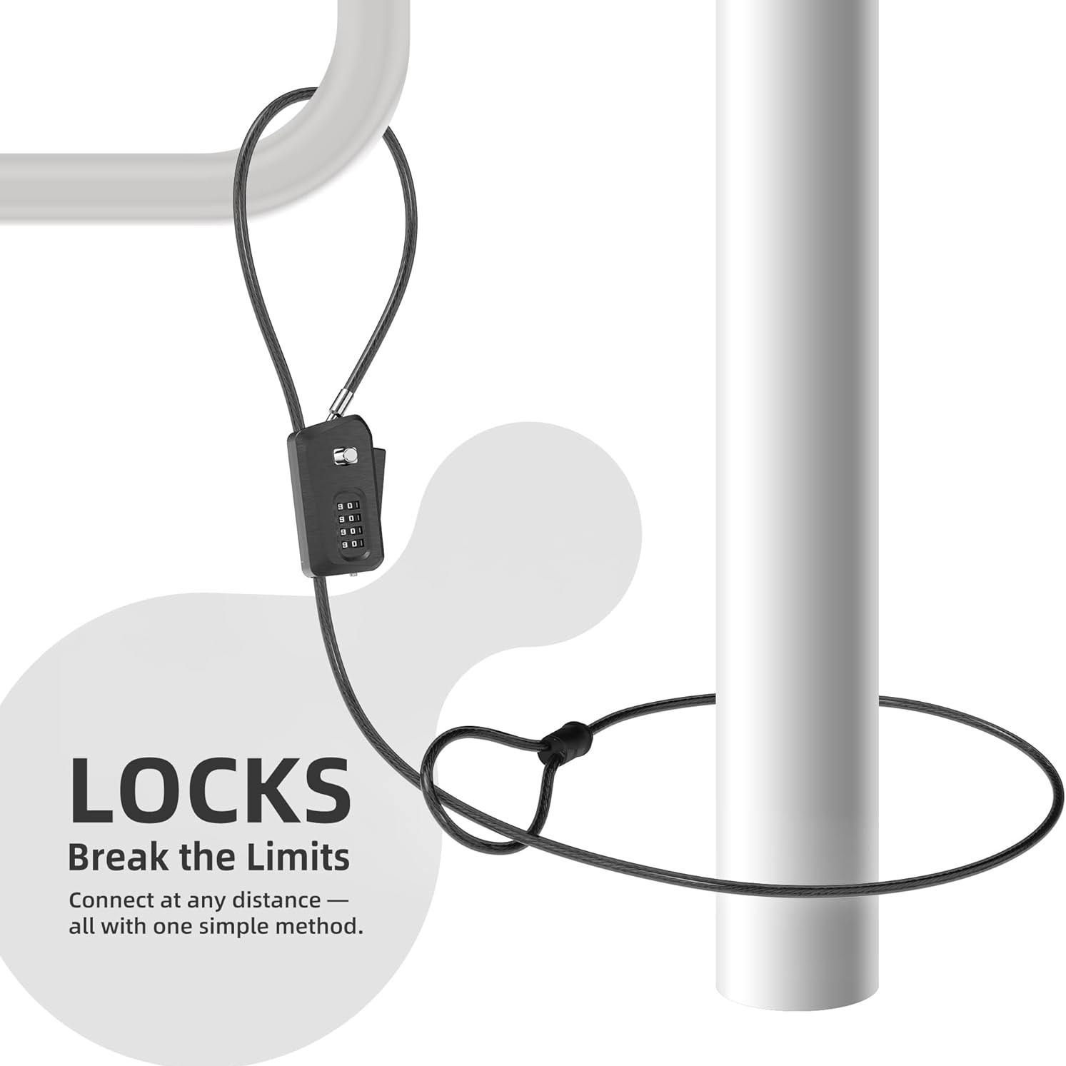 Python Cable Lock for Bike, Bi - Cable Lock Flexible review and price