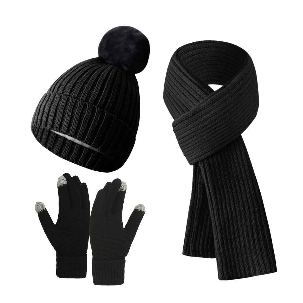 Elegant Winter Hat Scarf Glove - Cycling Commute Essentials review and price