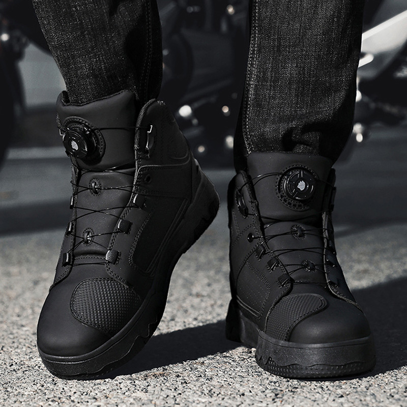 Men Motorcycle Riding Boots Wa - Cycling Commute Shoes review and price